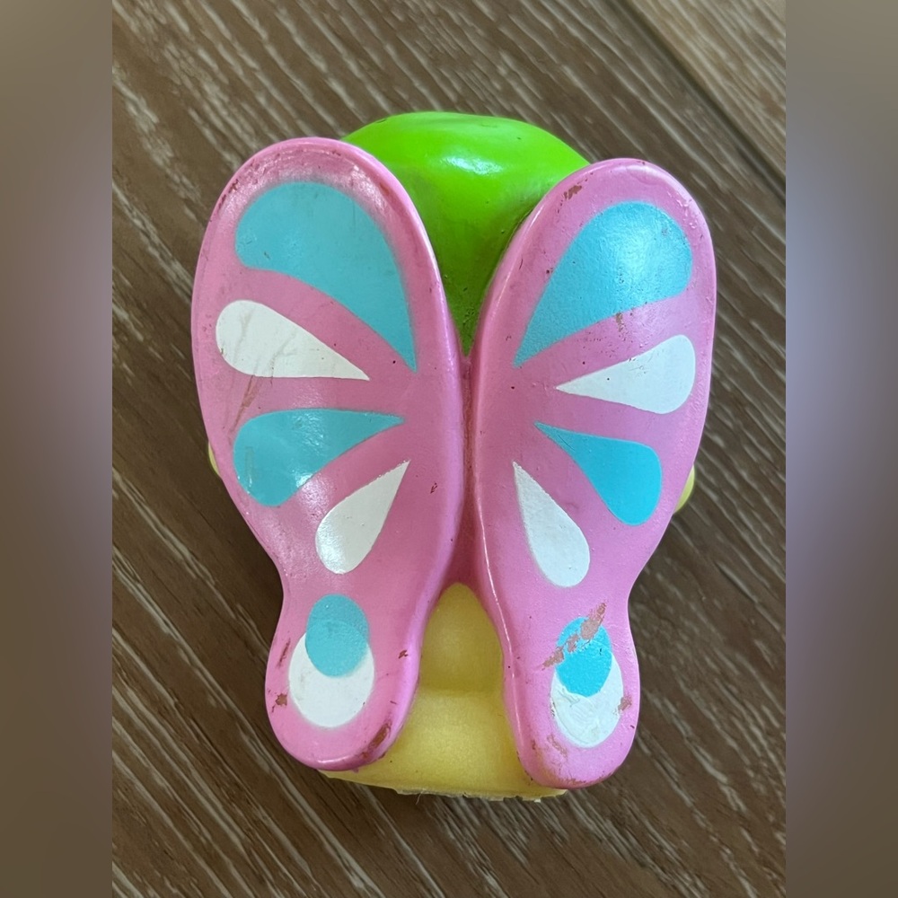 Vintage Playskool Glo Friends Glo Butterfly Finger Puppet Toy - Picture 4 of 5